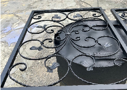 金屬鐵件噴塗成果